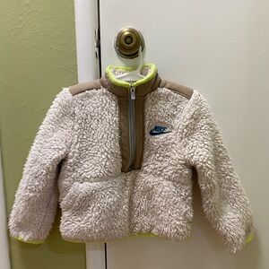 Nike Sportswear Illuminate Sherpa Half-Zip Jacket - 2T